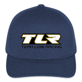 Losi Flexfit Fitted Melange Baseball Cap - heather navy