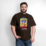 Sonic 1 Cover Art Graphic Tee - brown