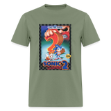Sonic 1 Cover Art Graphic Tee - military green