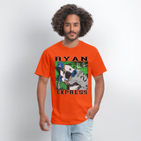 Nolan Ryan Art 3 Graphic Tee - orange