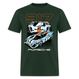 Porsche 917 GT Graphic Tee - forest green