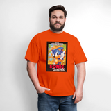 Sonic 1 Cover Art Graphic Tee - orange