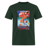 Sonic 1 Cover Art Graphic Tee - forest green