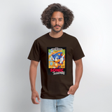 Sonic 1 Cover Art Graphic Tee - brown