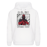 Dead Pool Did I Offend You Men's Graphic Hoodie - white