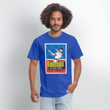 Vintage Topp baseball Graphic Tee - royal blue