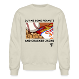 Renea Athletics Baseball Crewneck Graphic Sweatshirt - Sand