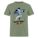 Nolan Ryan Art 2 Graphic Tee - military green