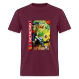 EWJ Cover Art Graphic Tee - burgundy