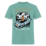 Porsche 917 GT Graphic Tee - aquatic
