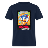 Sonic 1 Cover Art Graphic Tee - navy