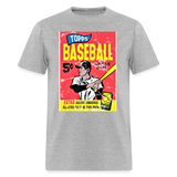 Vintage Topps Baseball Graphic Tee - heather gray