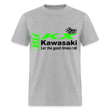 Kawasaki Racing KX Men's Graphic T-Shirt; MX, 250 - heather gray