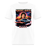 80's Knight Rider Men's Graphic T-Shirt | GILDAN 5000 - white
