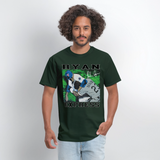 Nolan Ryan Art 3 Graphic Tee - forest green