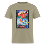 Sonic 1 Cover Art Graphic Tee - khaki