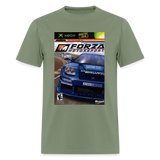 Forza Moto Game Cover Graphic Tee - military green