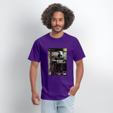 Custom Box Art Graphic tee - purple