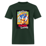 Sonic 1 Cover Art Graphic Tee - forest green