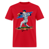Nolan Ryan Art 2 Graphic Tee - red