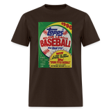 1990s Topps Baseball Pack Graphic Tee - brown