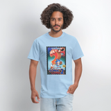 Sonic 1 Cover Art Graphic Tee - powder blue