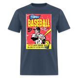 Vintage Topps Baseball Graphic Tee -  blue dusk
