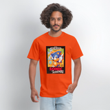 Sonic 1 Cover Art Graphic Tee - orange