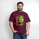 EWJ Cover Art Graphic Tee - burgundy