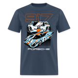 Porsche 917 GT Graphic Tee -  blue dusk
