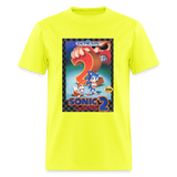 Sonic 1 Cover Art Graphic Tee - safety green
