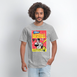 Vintage Topps Baseball Graphic Tee - heather gray