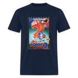 Sonic 1 Cover Art Graphic Tee - navy