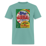 1990s Topps Baseball Pack Graphic Tee - aquatic