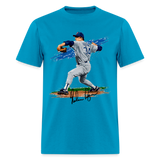 Nolan Ryan Art 2 Graphic Tee - turquoise
