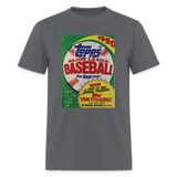 1990s Topps Baseball Pack Graphic Tee - charcoal