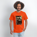 Custom Box Art Graphic tee - orange