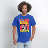 Vintage Topps Baseball Graphic Tee - royal blue