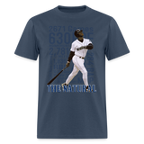 Ken Griffey Stats Graphic Tee -  blue dusk
