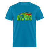 Fast and Furious "Dude I Almost Had You" Line - Brian O'Conner Graphic Tee - turquoise