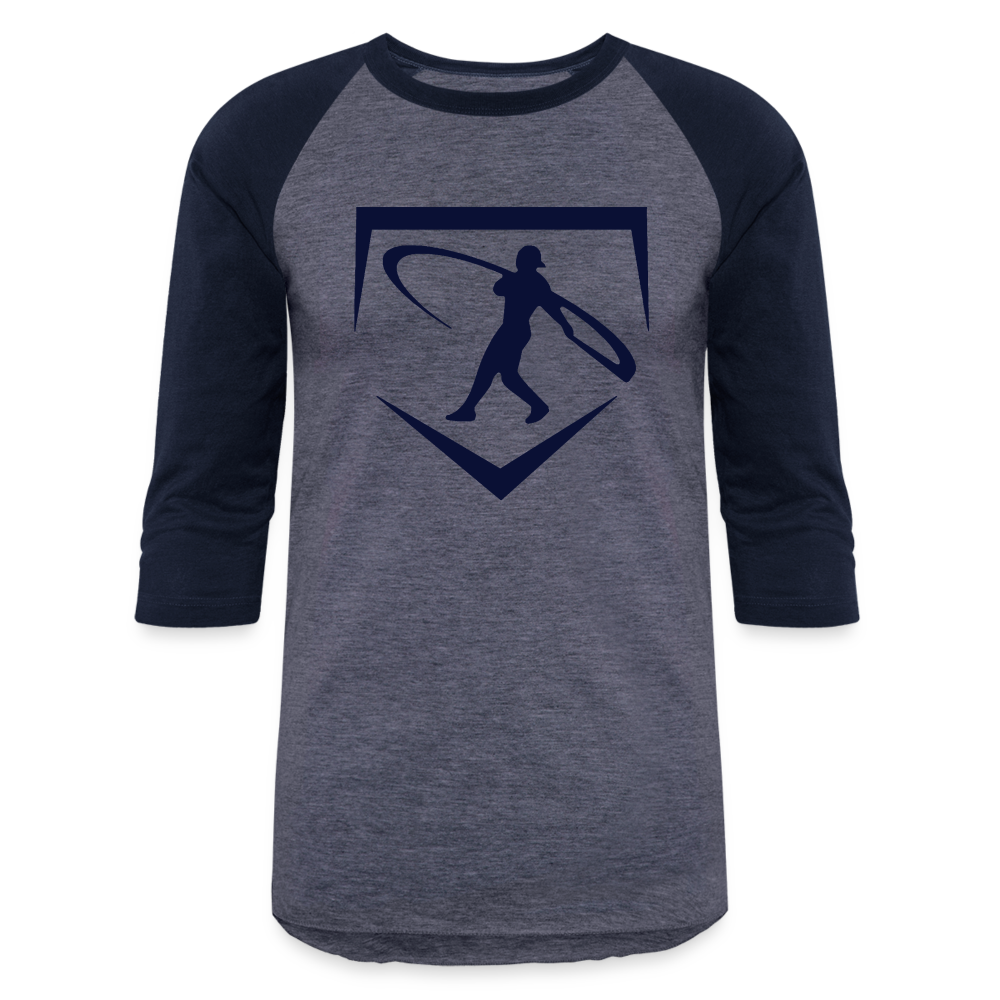 Ken Griffey Jr Swingman Baseball 3/4 T-Shirt - heather blue/navy