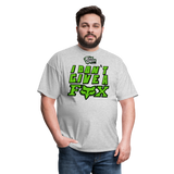 Dont give a Fox Kawasaki graphic tee - heather gray