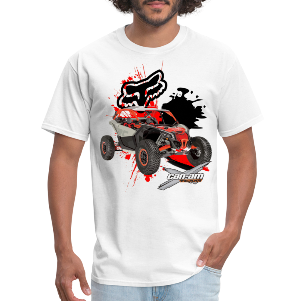 Can Am Maverick x3 Fox SXS Graphic Tee - white