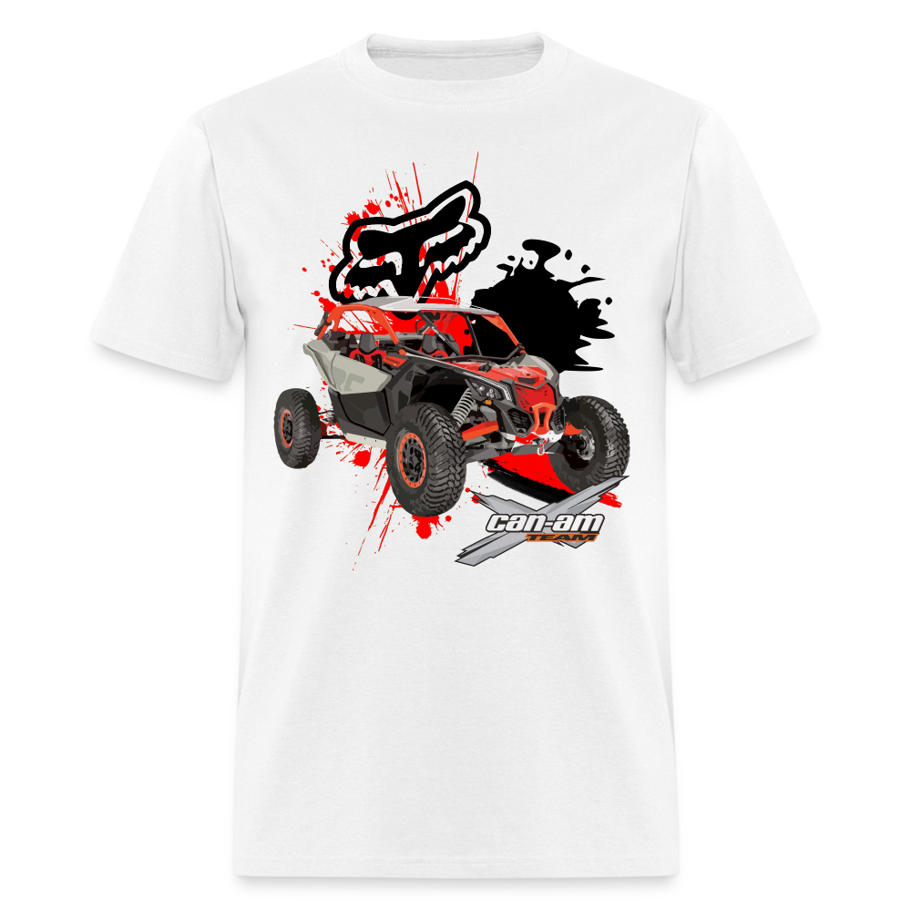 Can Am Maverick x3 Fox SXS Graphic Tee - white