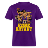 kobe bryant lakers graphic tee - purple