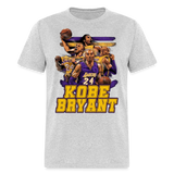 kobe bryant lakers graphic tee - heather gray