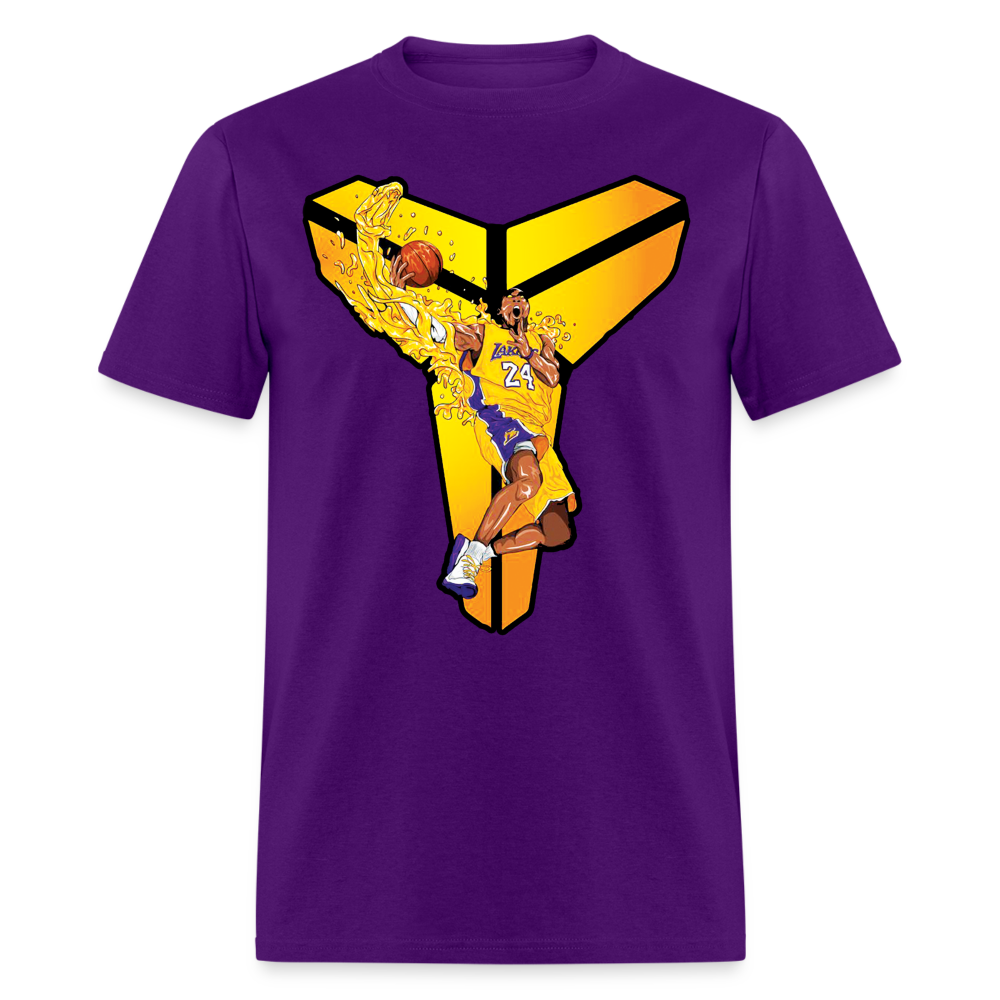 Kobe Logo Jump Graphic Tee - purple