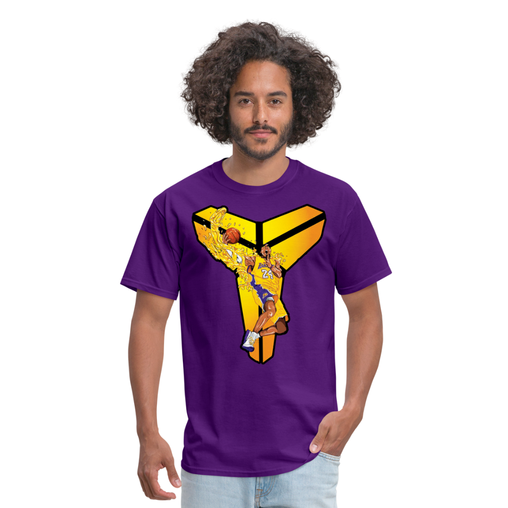 Kobe Logo Jump Graphic Tee - purple