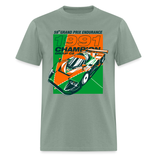 91 Porsche Group 2 Graphic Tee - sage