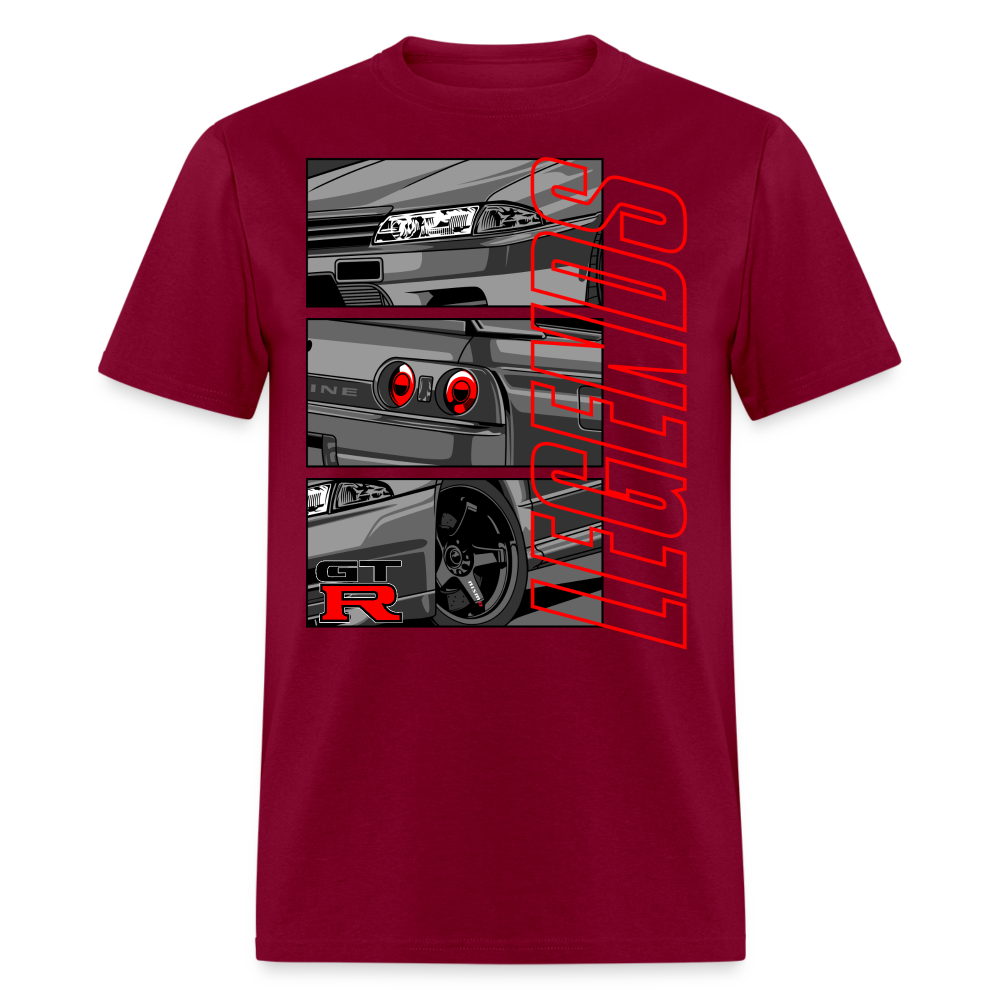 Legends GTR Graphic Tee - burgundy